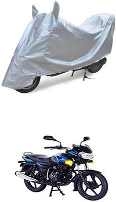 Utkarsh Two Wheeler Cover for Bajaj(Discover 125 DTS-i, Silver)