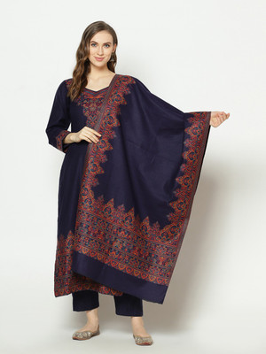Safaa Acrylic Blend Self Design Kurta & Palazzo Material