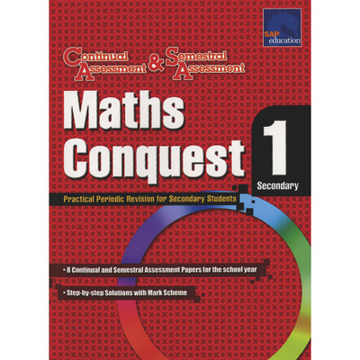 SAP CA & SA Maths Conquest Secondary 1(Paperback, Tan Yuwen)