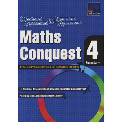 SAP CA & SA Maths Conquest Secondary 4(Paperback, Tan Yuwen)