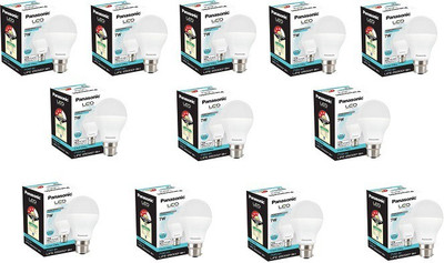 Panasonic 7 W Basic Arbitrary B22 LED Bulb(White, Pack of 12)