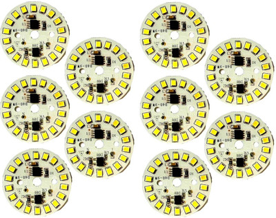 ERHIndia 9 W Basic Round B22 LED Bulb(White, Pack of 10)