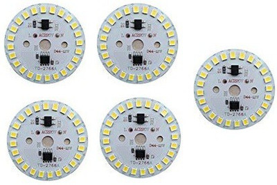 ERHIndia 12 W Basic Round B22 LED Bulb(White, Pack of 5)