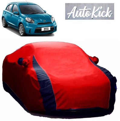 AutoKick Car Cover For Tata Nano (With Mirror Pockets)(Red)