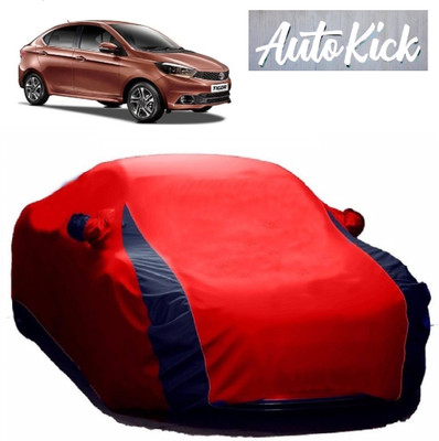 AutoKick Car Cover For Tata Tigor (With Mirror Pockets)(Red)