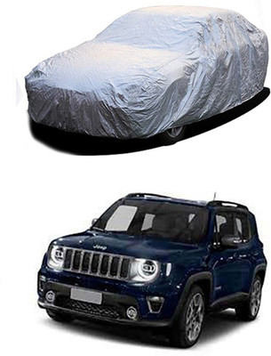 Toy Ville Car Cover For Jeep Universal For Car (Without Mirror Pockets)(Silver)