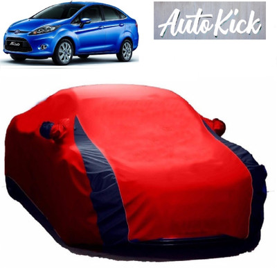 AutoKick Car Cover For Ford Fiesta Old (With Mirror Pockets)(Red)
