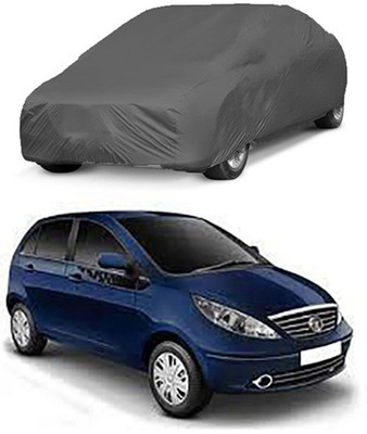 Utkarsh Car Cover For Tata Indica Vista (Without Mirror Pockets)(Grey)