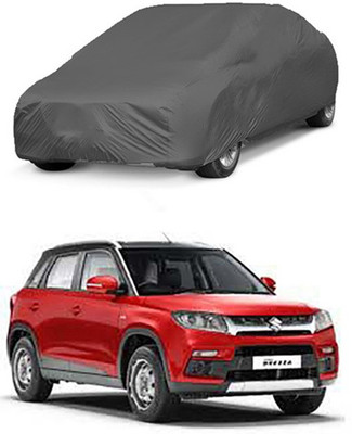 Utkarsh Car Cover For Maruti Suzuki Vitara Brezza (Without Mirror Pockets)(Grey)
