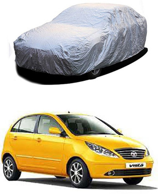Utkarsh Car Cover For Tata Vista Tech (Without Mirror Pockets)(Silver)