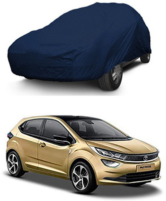 Toy Ville Car Cover For Tata Altroz (Without Mirror Pockets)(Blue)