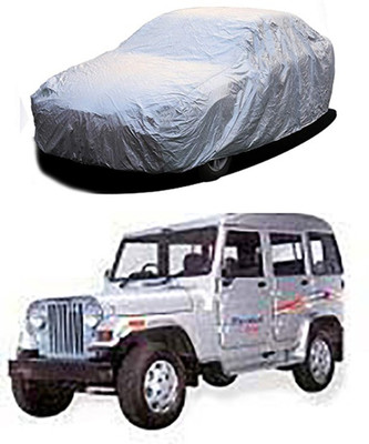 Toy Ville Car Cover For Mahindra Marshal (Without Mirror Pockets)(Silver)