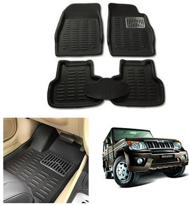 After cars Plastic 3D Mat For  Mahindra Bolero(Black)