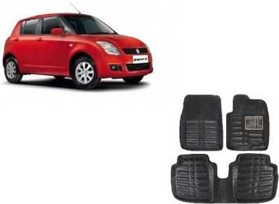 Frap PVC 3D Mat For  Maruti Suzuki Swift(Black)