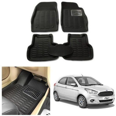 After cars PVC 3D Mat For  Ford Figo(Black)