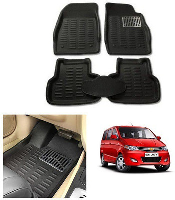 After cars PVC 3D Mat For  Chevrolet Enjoy(Black)