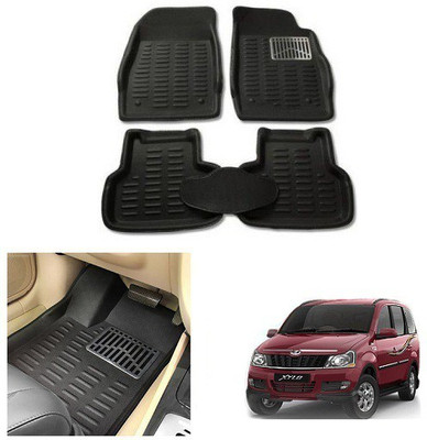 After cars Plastic 3D Mat For  Mahindra Xylo(Black)