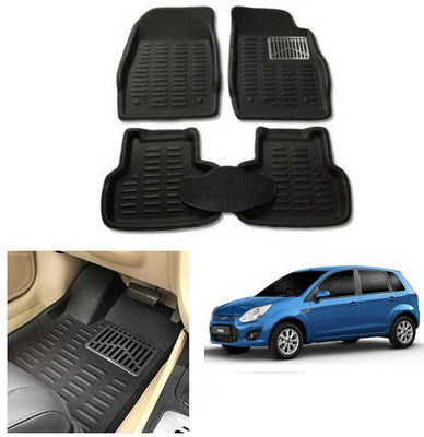After cars PVC 3D Mat For  Ford Figo(Black)