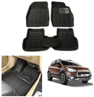 After cars PVC 3D Mat For  Fiat Avventura(Black)