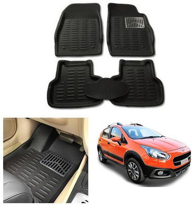 After cars Plastic 3D Mat For  Fiat Avventura(Black)