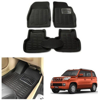 After cars PVC 3D Mat For  Mahindra TUV 300(Black)