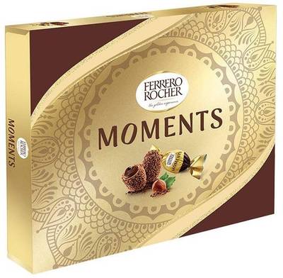 FERRERO ROCHER Moments,(Box of 24 Units), 139.2 g Truffles  (24 Units)