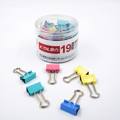 oddpod Premium Series Small Metal Binder Clips(Set of 40, Pastel Multi-coloured)