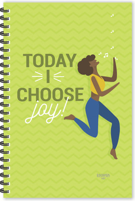 ESCAPER Today I choose Joy Designer Diary (Ruled - A5 Size - 8.5 x 5.5 inches) Designer Motivational Diary, Quotes on Diary A5 Diary Ruled 160 Pages(Multicolor)