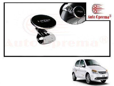 Auto Oprema Plastic, Metal Car Steering Knob(Black)