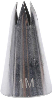 Bake world Nozzle-tip-1M Steel Quick Flower Icing Nozzle(Silver Pack of 1)