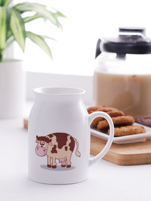 CLAY CRAFT MM1-CANESMALL-S302 Ceramic Coffee Mug(340 ml)