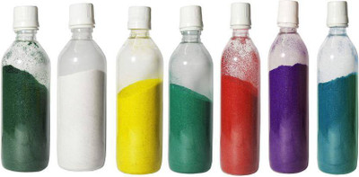 TrendShop Pack of 7 Rangoli Powder(Multicolor)