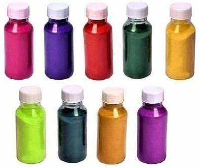 TrendShop Pack of 9 Rangoli Powder(Multicolor)