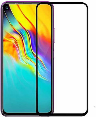 DSCASE Edge To Edge Tempered Glass for Infinix Hot 10(Pack of 1)