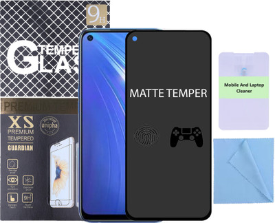 ambera Edge To Edge Tempered Glass for Realme 6(Pack of 1)