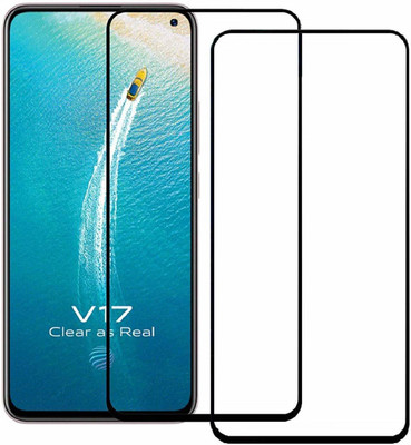 Slugabed Edge To Edge Tempered Glass for Vivo V17(Pack of 2)