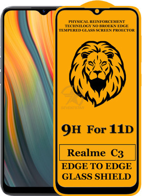 SEVEN7STAR Tempered Glass Guard for Realme C3(Pack of 1)