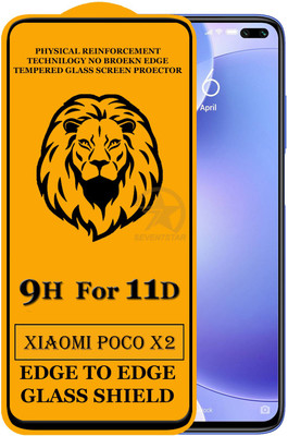 SEVEN7STAR Tempered Glass Guard for POCO X2(Pack of 1)