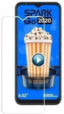 AKSHUD Tempered Glass Guard for Tecno Spark Go 2020,Tecno Spark 6 Go(Pack of 1)