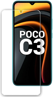 NKCASE Tempered Glass Guard for POCO C3, POCO M2(Pack of 1)