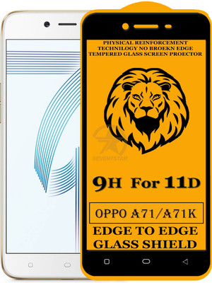 SEVEN7STAR Tempered Glass Guard for Oppo A71(Pack of 1)