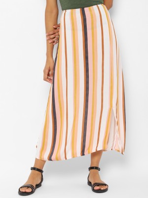 American Eagle Outfitters Striped Women Regular Multicolor Skirt