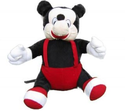 Revive Kids Favourite Mickey Mouse | Premium Quality Mouse Teddy | Stuffed Soft Toys - Medium ( 30 Cm ) ( Red, Black, White )  - 30 cm(Red, White, Black)