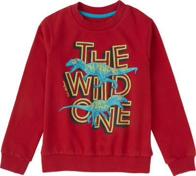 Cub McPaws Full Sleeve Graphic Print Boys Sweatshirt