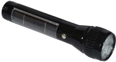 SOLAR UNIVERSE INDIA SUI Solar Torch with multple LEDs and & compass Torch(Black, 26 cm, Rechargeable)