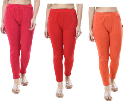 Indistar Solid Women Multicolor Track Pants