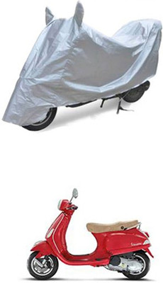Utkarsh Two Wheeler Cover for Universal For Bike(Vespa LX, Silver)