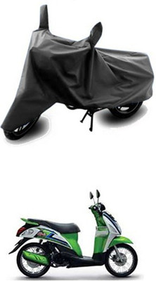 Utkarsh Two Wheeler Cover for Suzuki(Let's, Black)