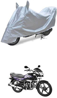 Utkarsh Two Wheeler Cover for Hero(Super Splendor, Silver)