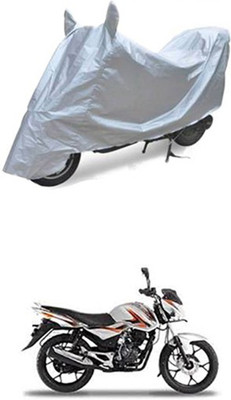 Utkarsh Two Wheeler Cover for Bajaj(Silver)